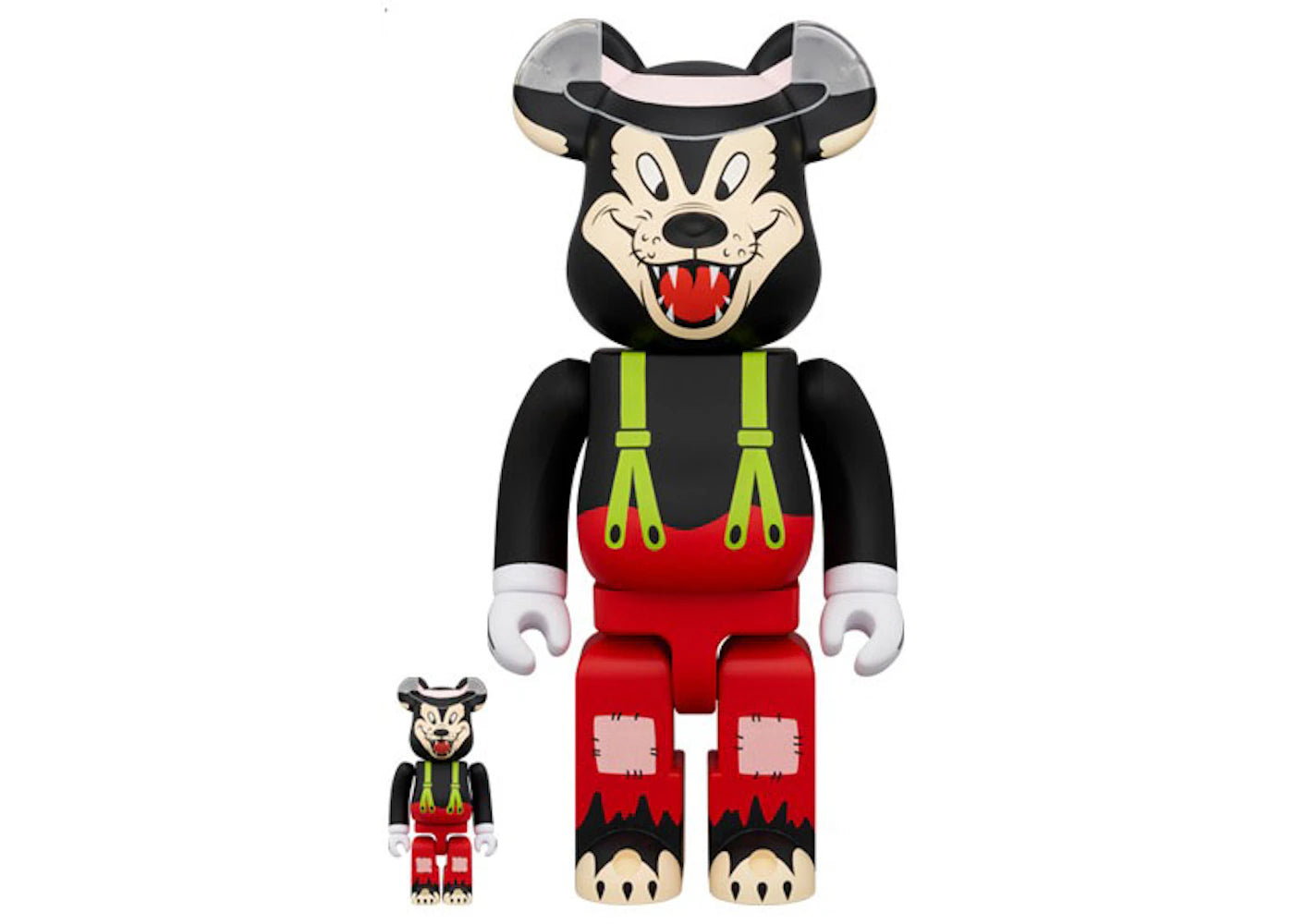 Bearbrick Disney The Big Bad Wolf 100% & 400% Set