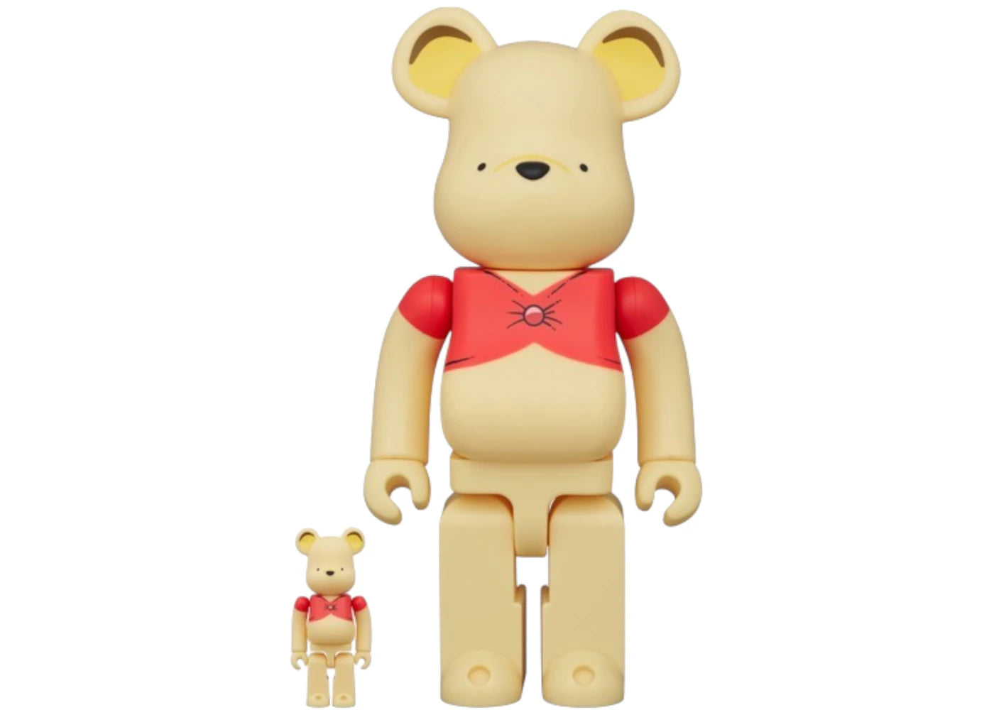 Bearbrick Disney Winnie The Pooh (Original Ver.) 100% & 400% Set