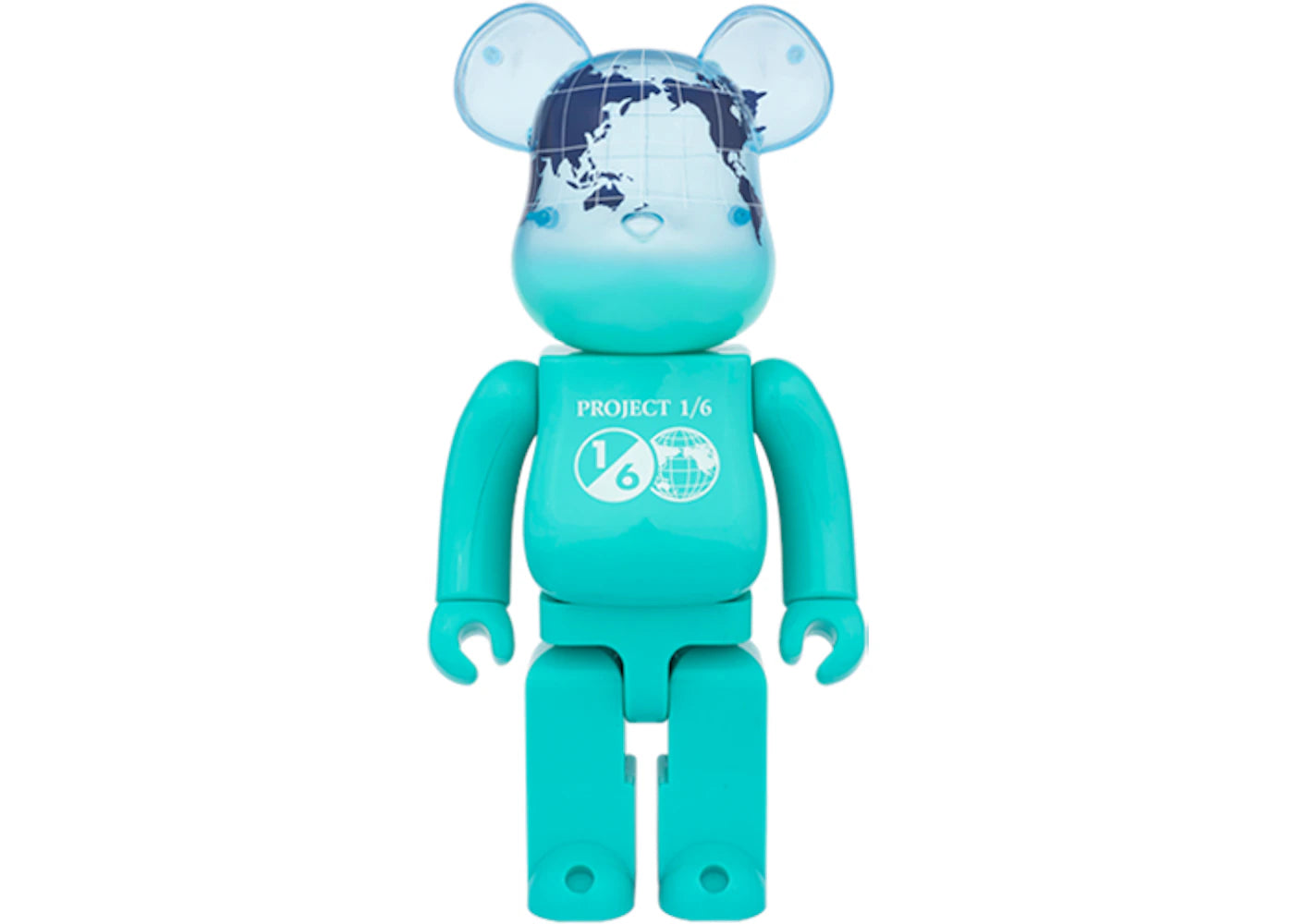 Bearbrick Earth Ocean 400% Blue