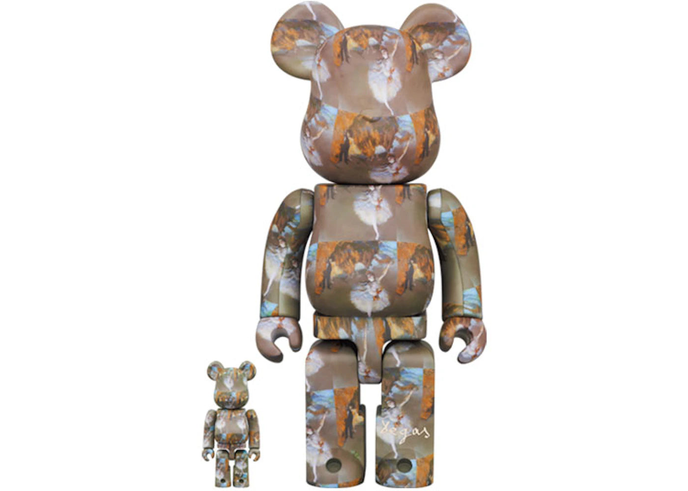 Bearbrick Edgar Degas (Ballet) 100% & 400% Set