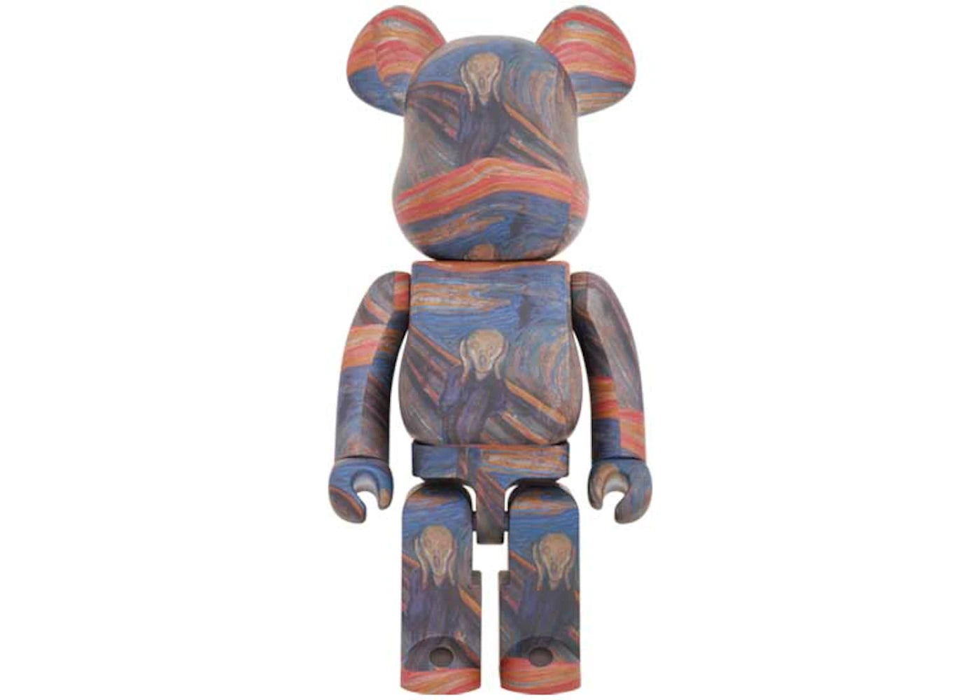 Bearbrick Edvard Munch (Scream) 1000%