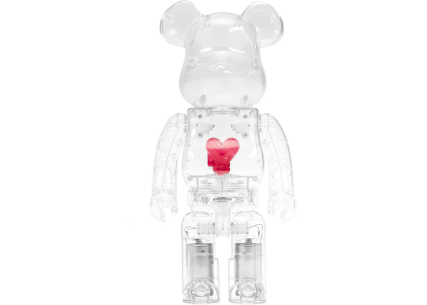 Bearbrick Emotionally Unavailable Heart 400% Clear