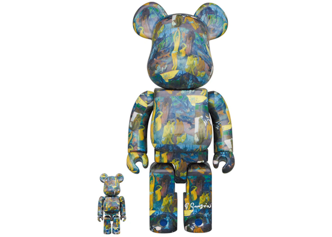 Bearbrick Eugène Henri Paul Gauguin (Where Do We Come From? What Are We? Where Are We Going?) 100% & 400% Set