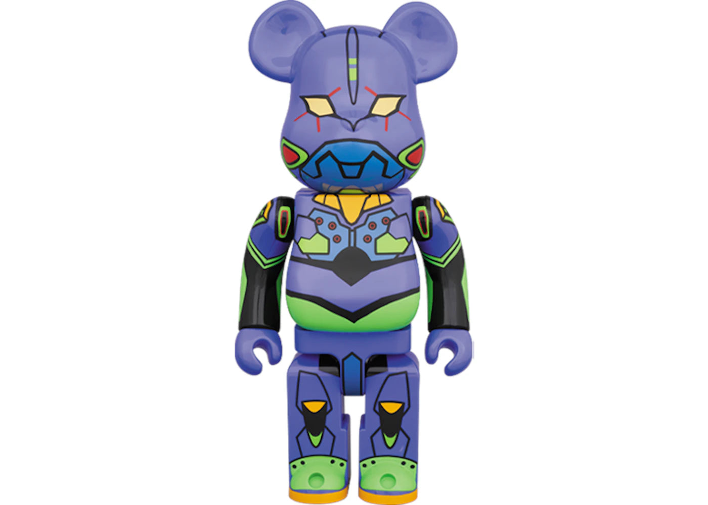 Bearbrick Evangelion First Machine 1000% Purple Multicolor