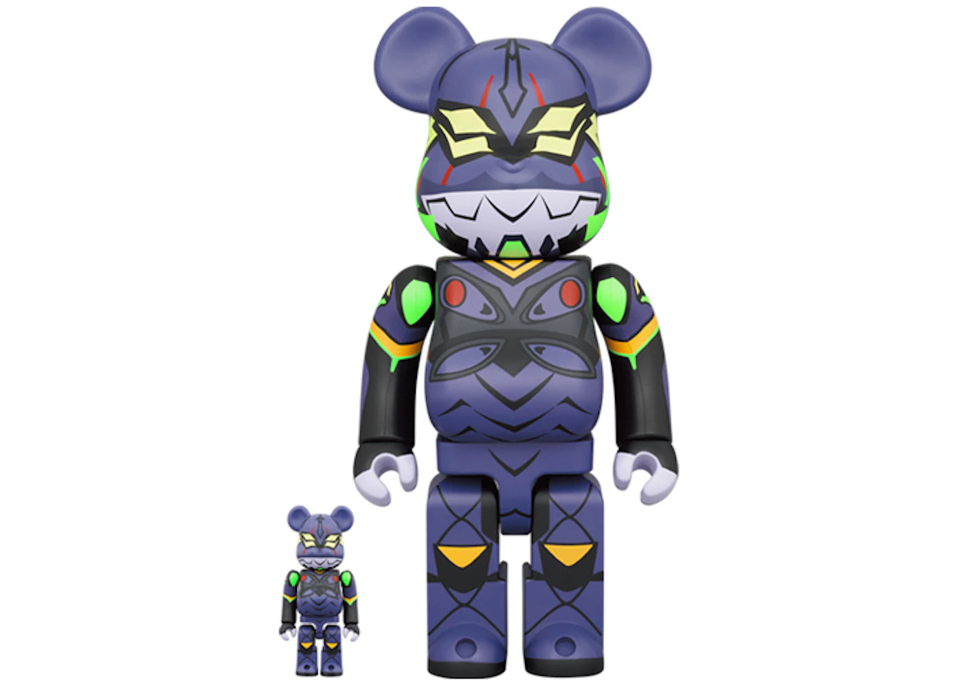 Bearbrick Evangelion Unit 13 (New Paint Version) 100% & 400% Set