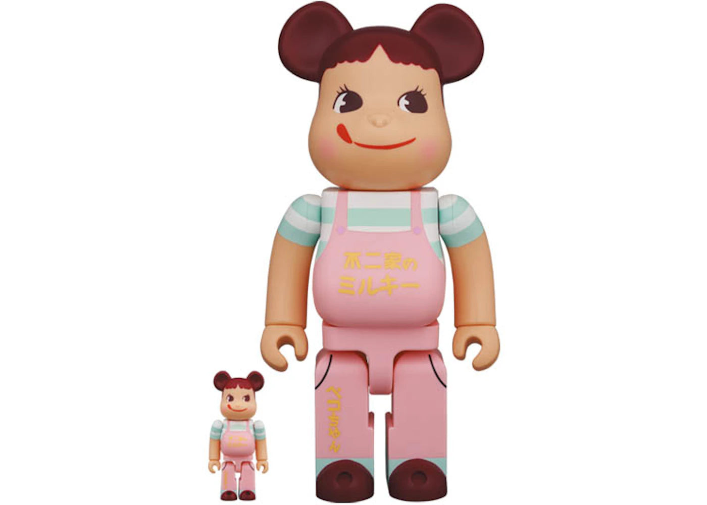 Bearbrick Family Town Peko-chan 100% & 400% Set