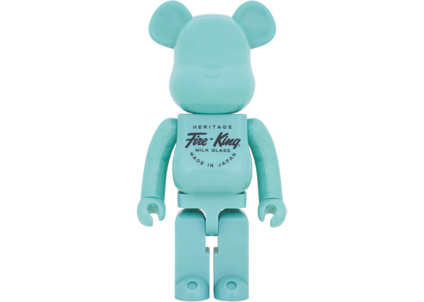 Bearbrick Fire King 1000% Teal