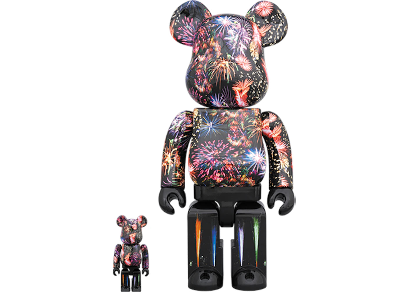 Bearbrick Fireworks 100% & 400% Multi