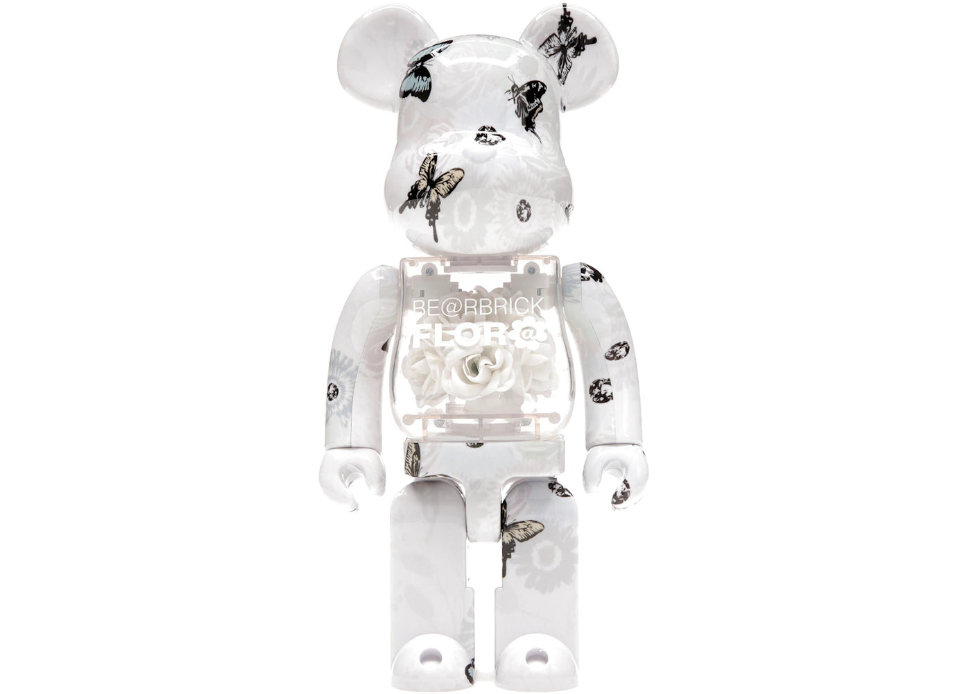 Bearbrick Flora (Flower) #2 400% White