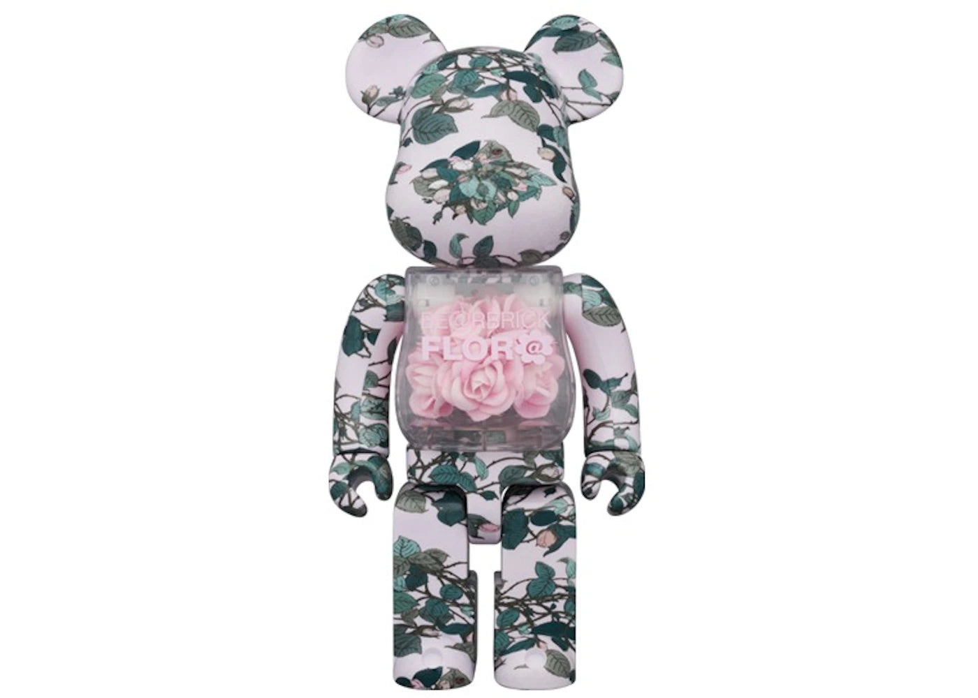 Bearbrick Flor@ Pink Rose 400%