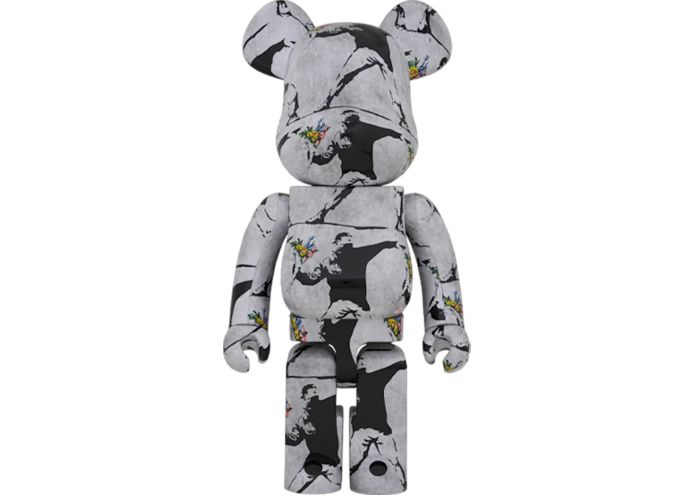Bearbrick Banksy Flower Bomber 1000%