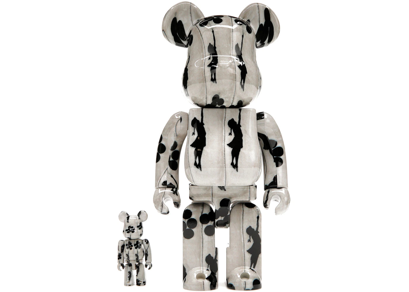 Bearbrick Flying Balloons Girl 100% & 400% Set