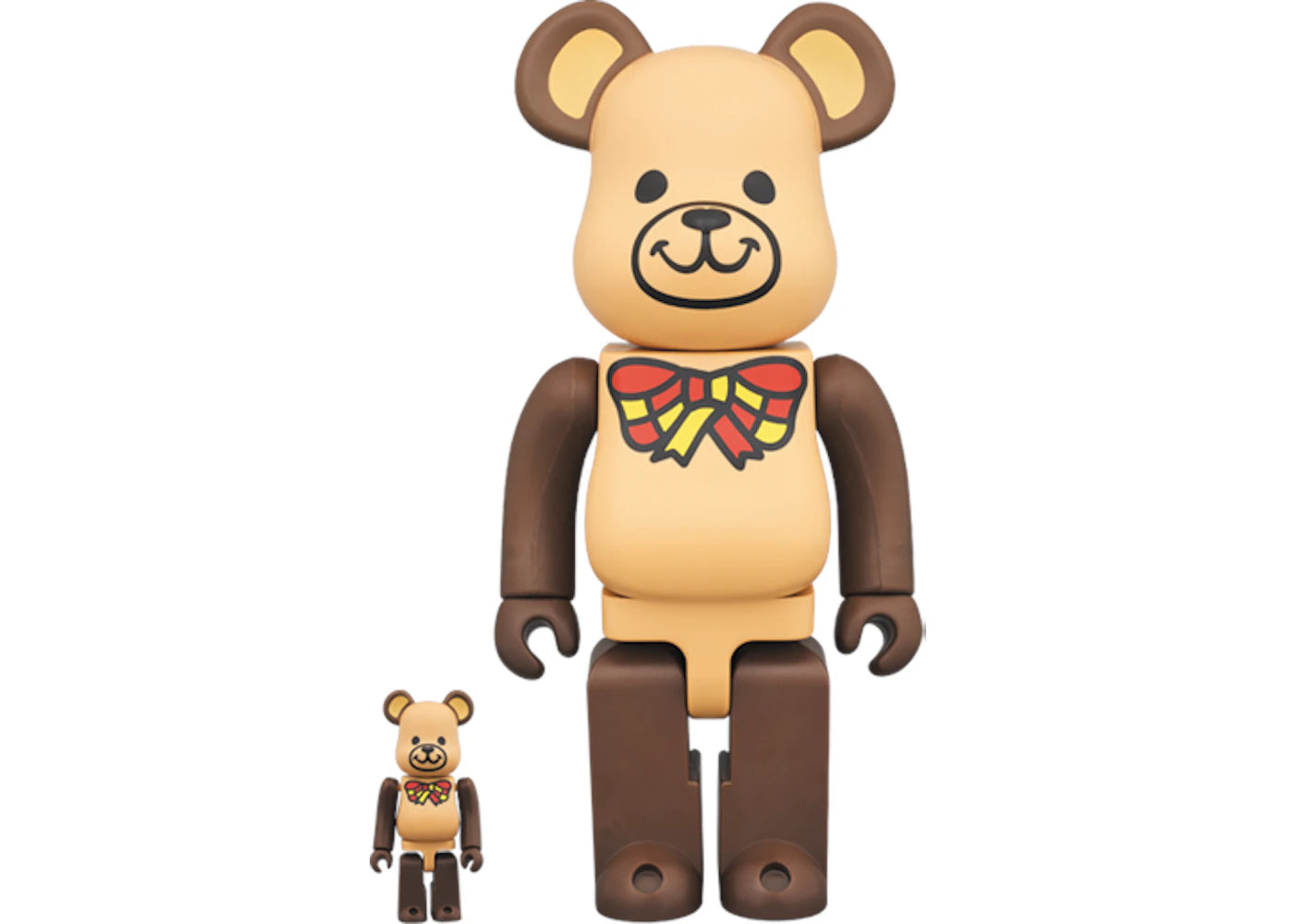 Bearbrick Freemasonry 100% & 400% Set Brown