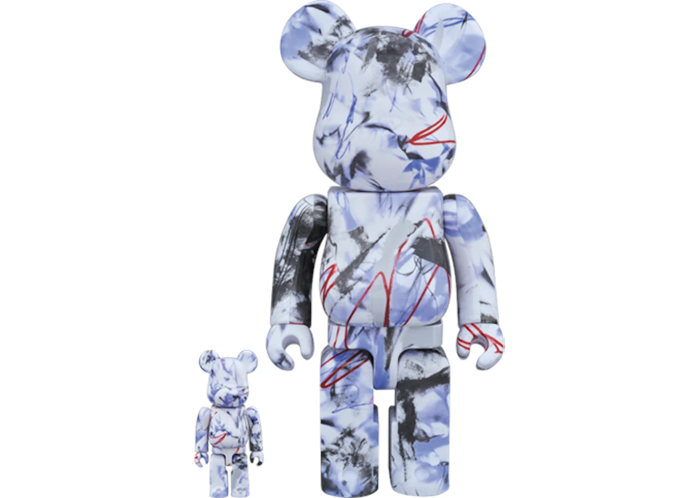 Bearbrick Futura 100% & 400% Set White