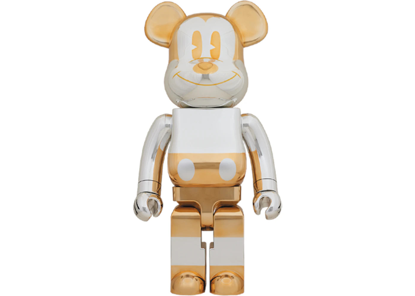 Bearbrick x Sorayama Future Mickey 1000% Silver/Gold