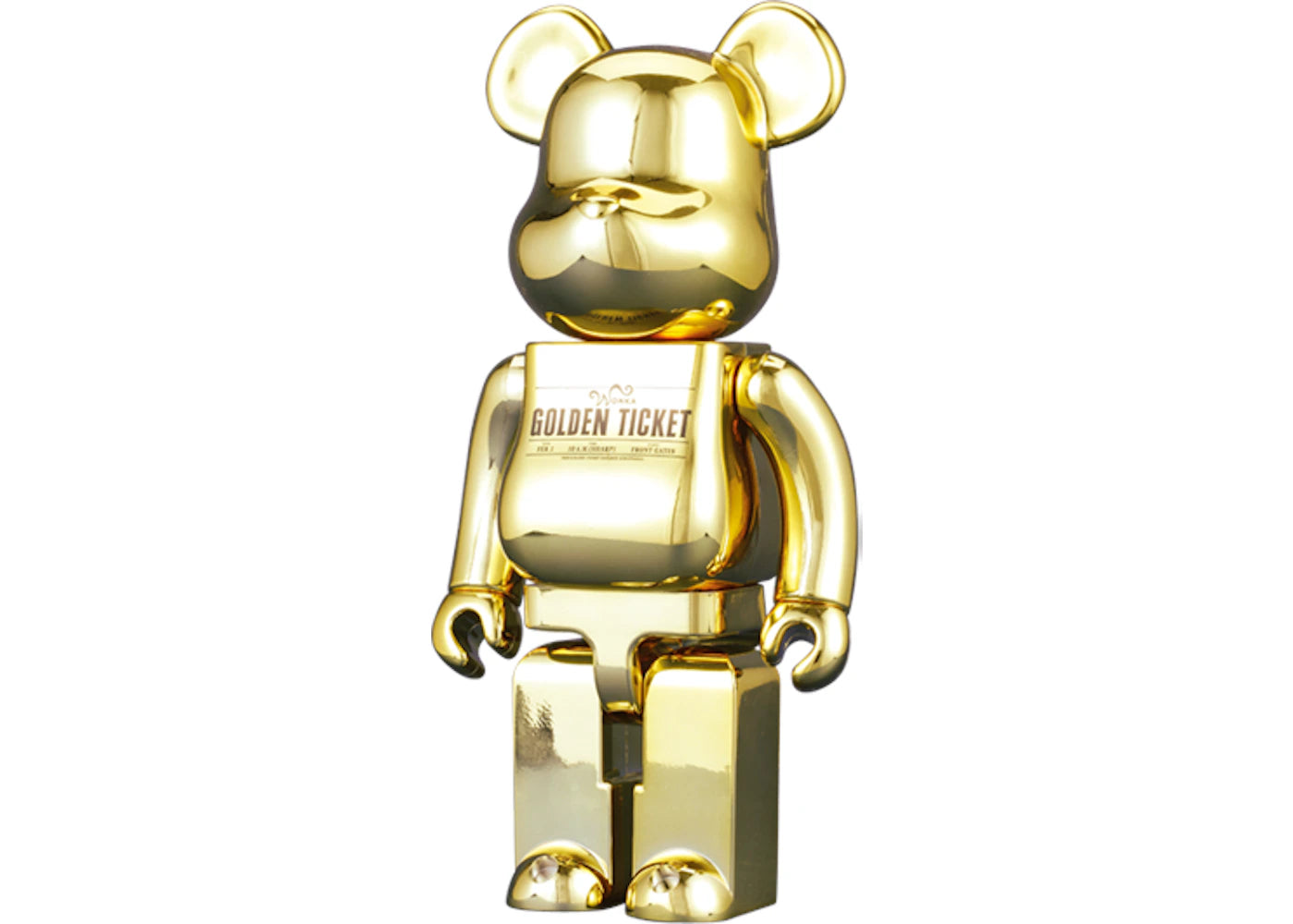 Bearbrick GOLDEN TICKET 400% Gold