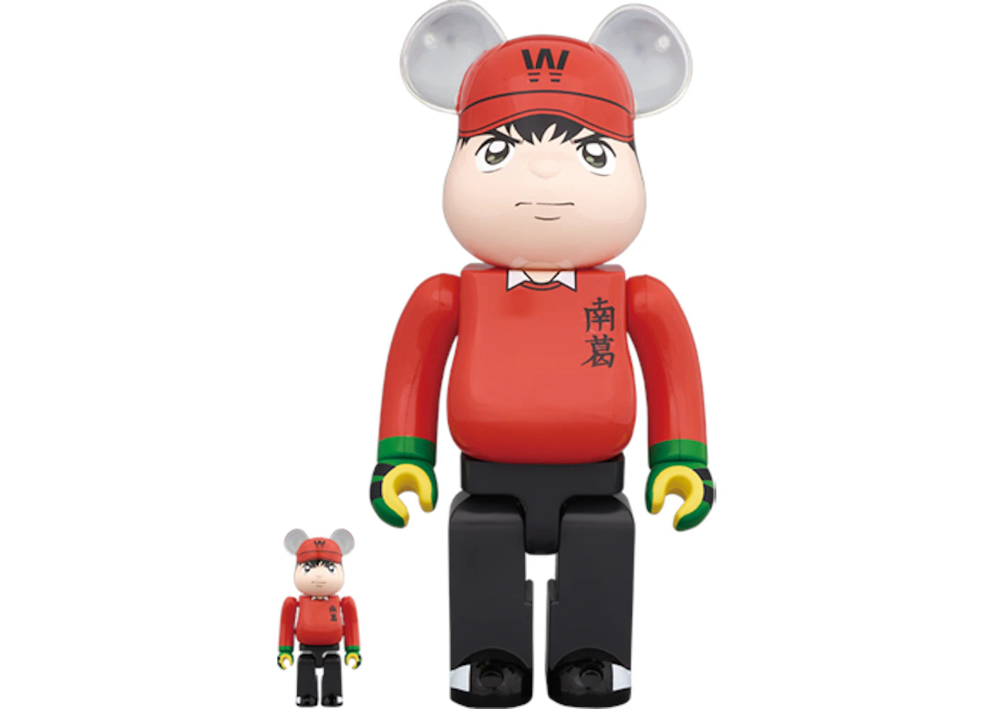 Bearbrick Gen Wakabayashi 100% & 400% Set Red