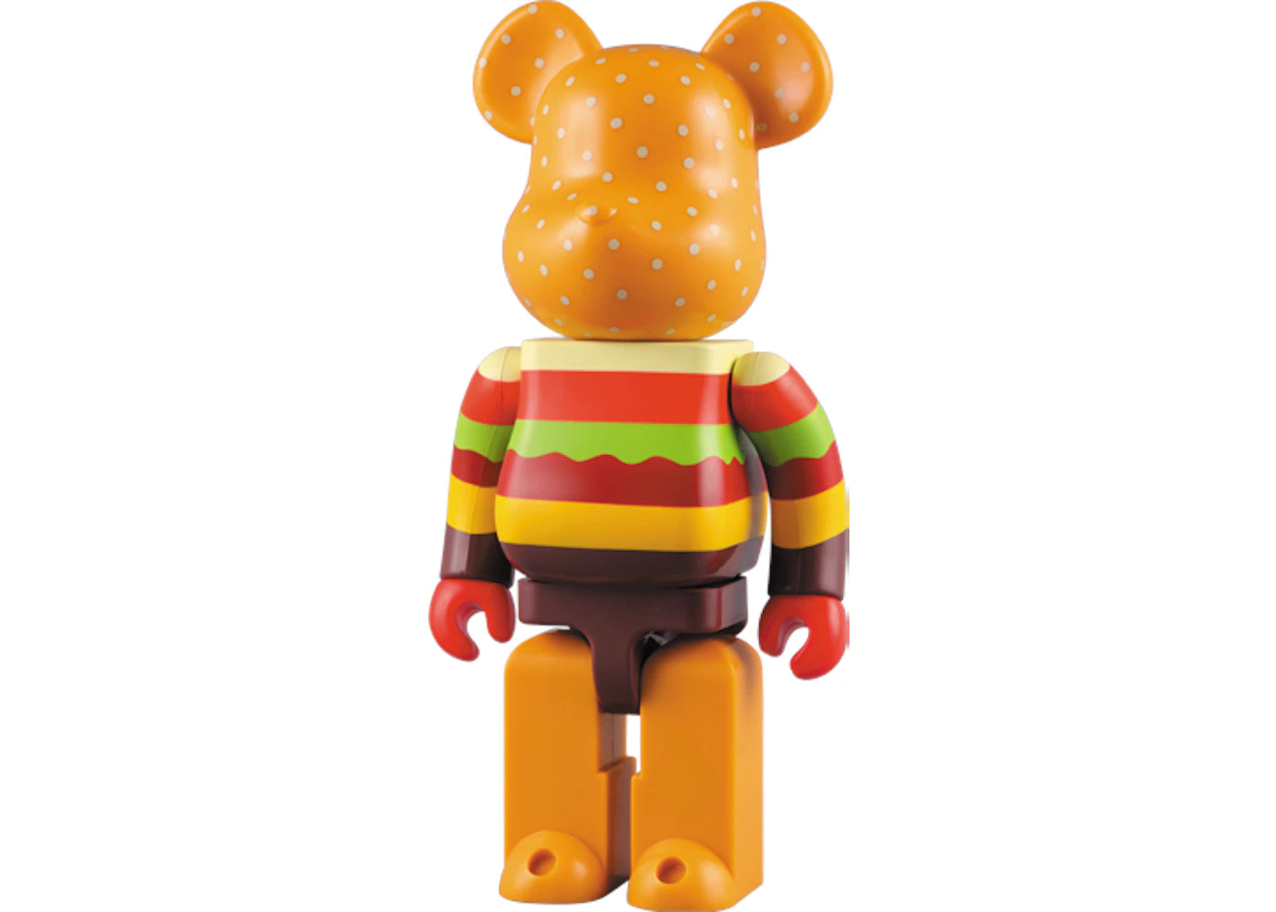 Bearbrick Gettry Burger 400% Yellow