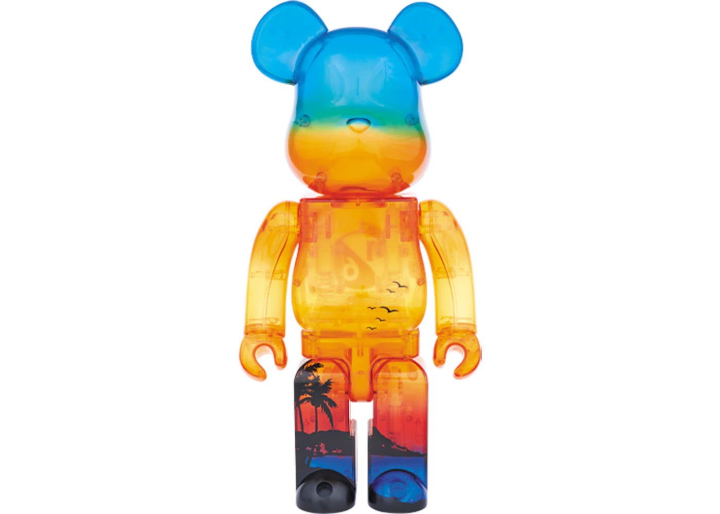 Bearbrick Great Slave Lake / Diamond Head 400% Orange