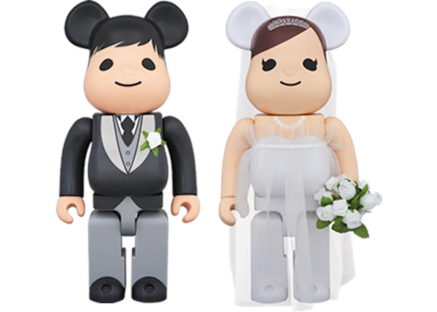 Bearbrick Greeting Marriage 3 PLUS 400% Black