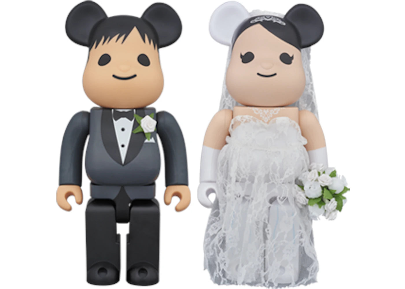 Bearbrick Greeting Marriage PLUS 400% Black/White