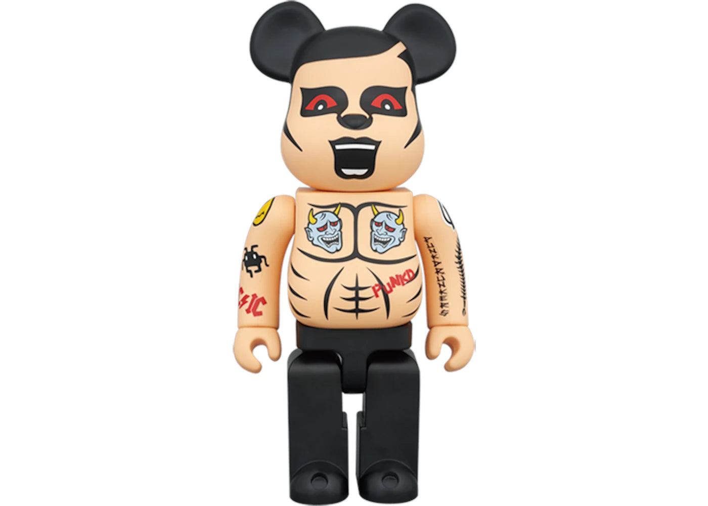 Bearbrick Guy Tattoo 400% Beige