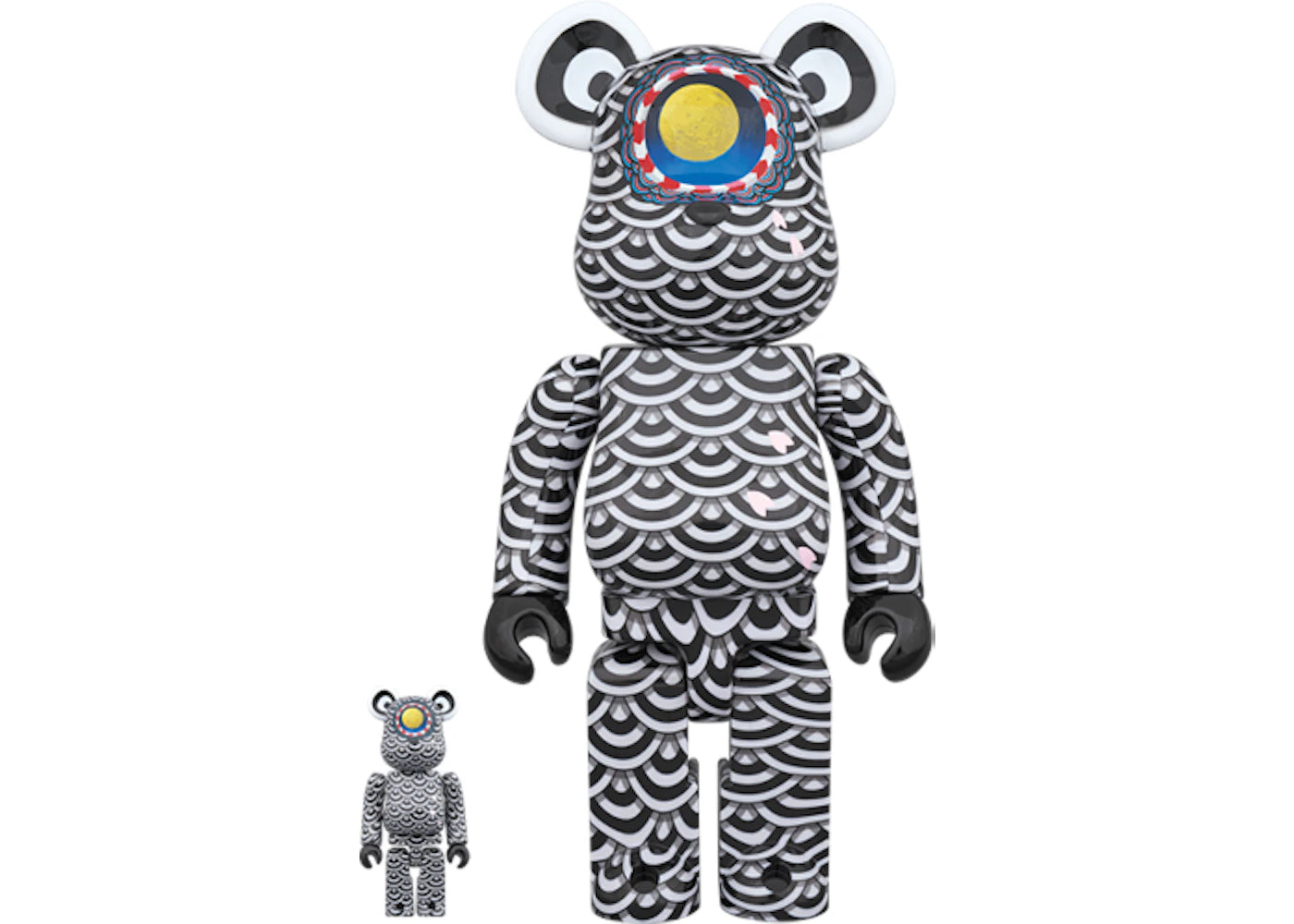 Bearbrick Hayato Shinoda x Ground Y 100% & 400% Set Black