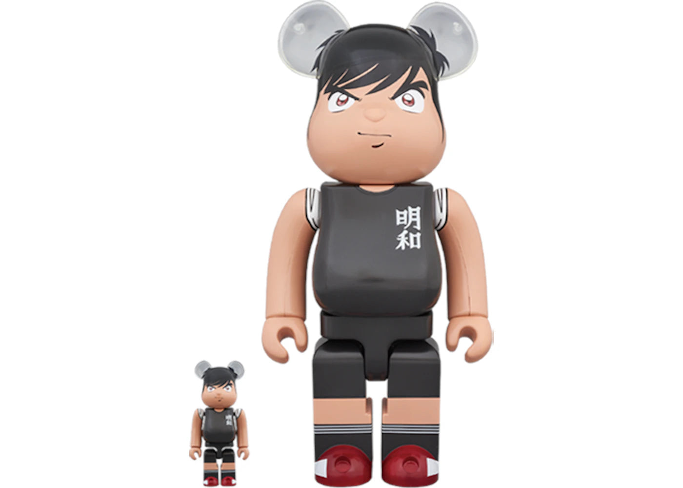 Bearbrick Hinata Kojiro 100% & 400% Set Black