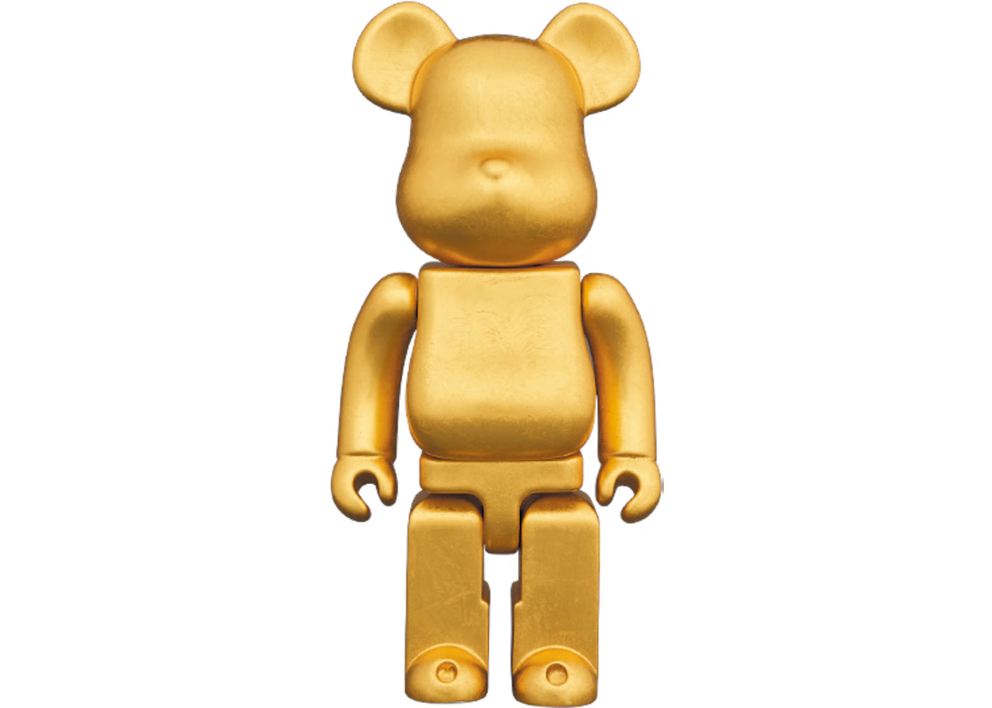 Bearbrick Hirapushin (Pure Gold Foil) 400% Gold