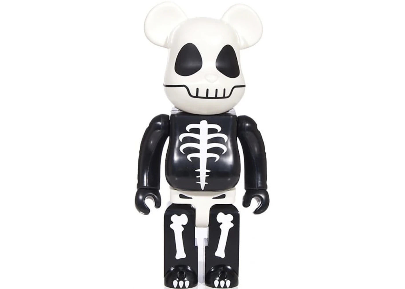 Bearbrick Horror Skull 400% Black/White