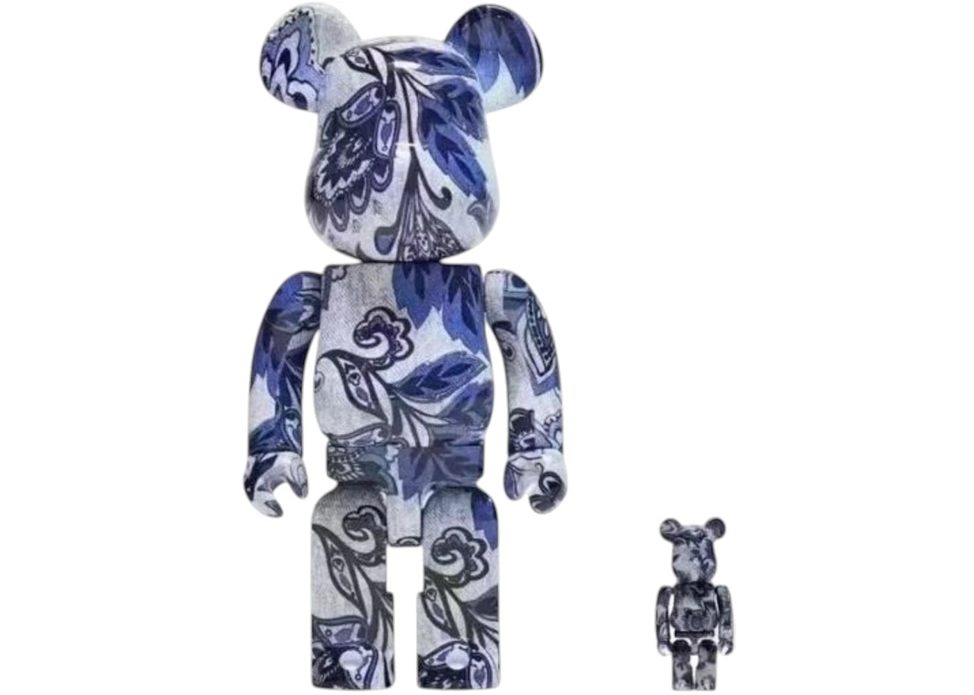Bearbrick Innersect Qing Hua Ci (2021) 100% & 400% Set