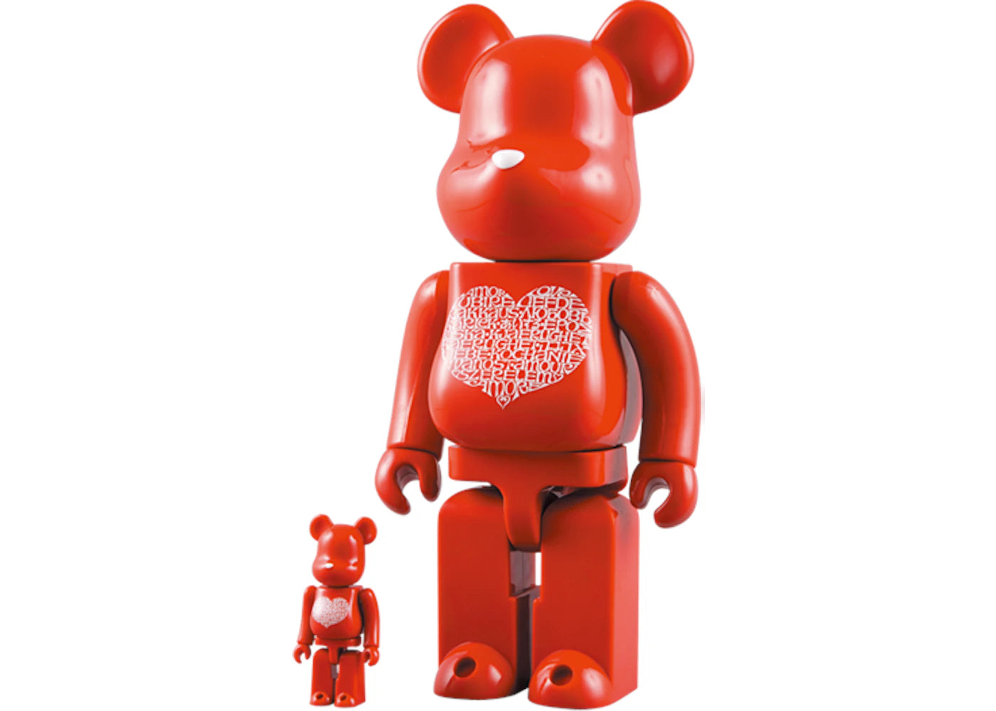 Bearbrick International Love Heart 400% Red