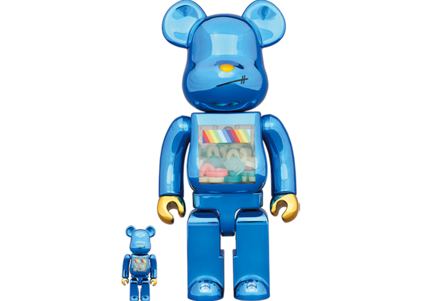 Bearbrick JSB 3RD Ver 100% & 400% Set Blue