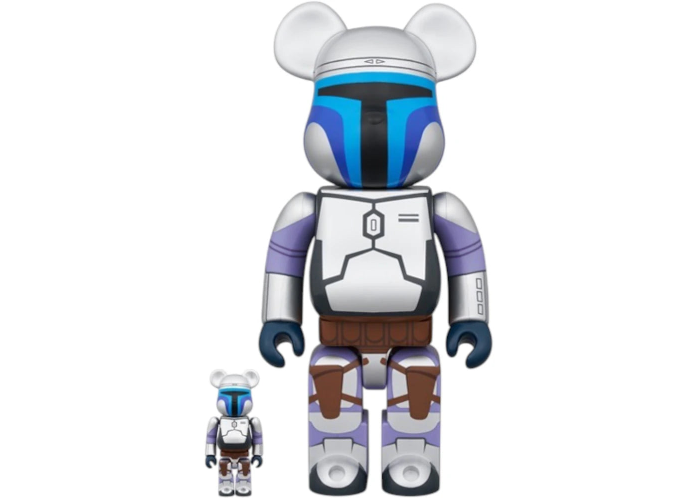 Bearbrick Jango Fett (Geonosis Ver.) 100% & 400% Set