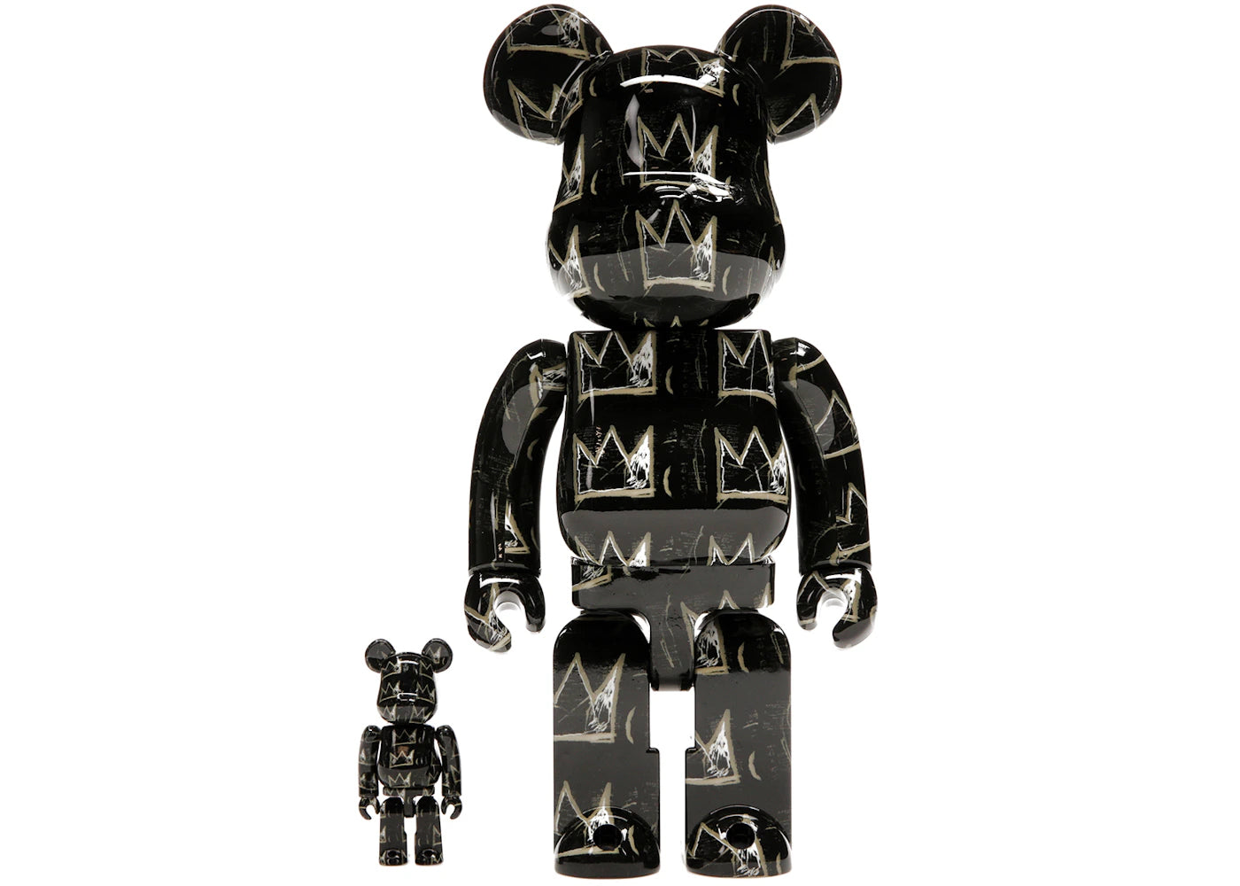 Bearbrick Jean-Michel Basquiat #8 100% & 400% Set