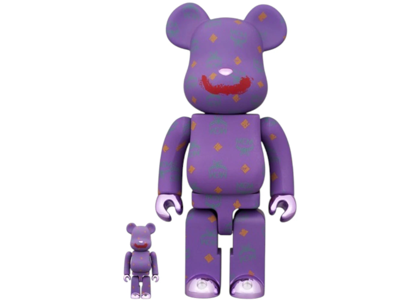 Bearbrick Joker x MCM 100% & 400% Set
