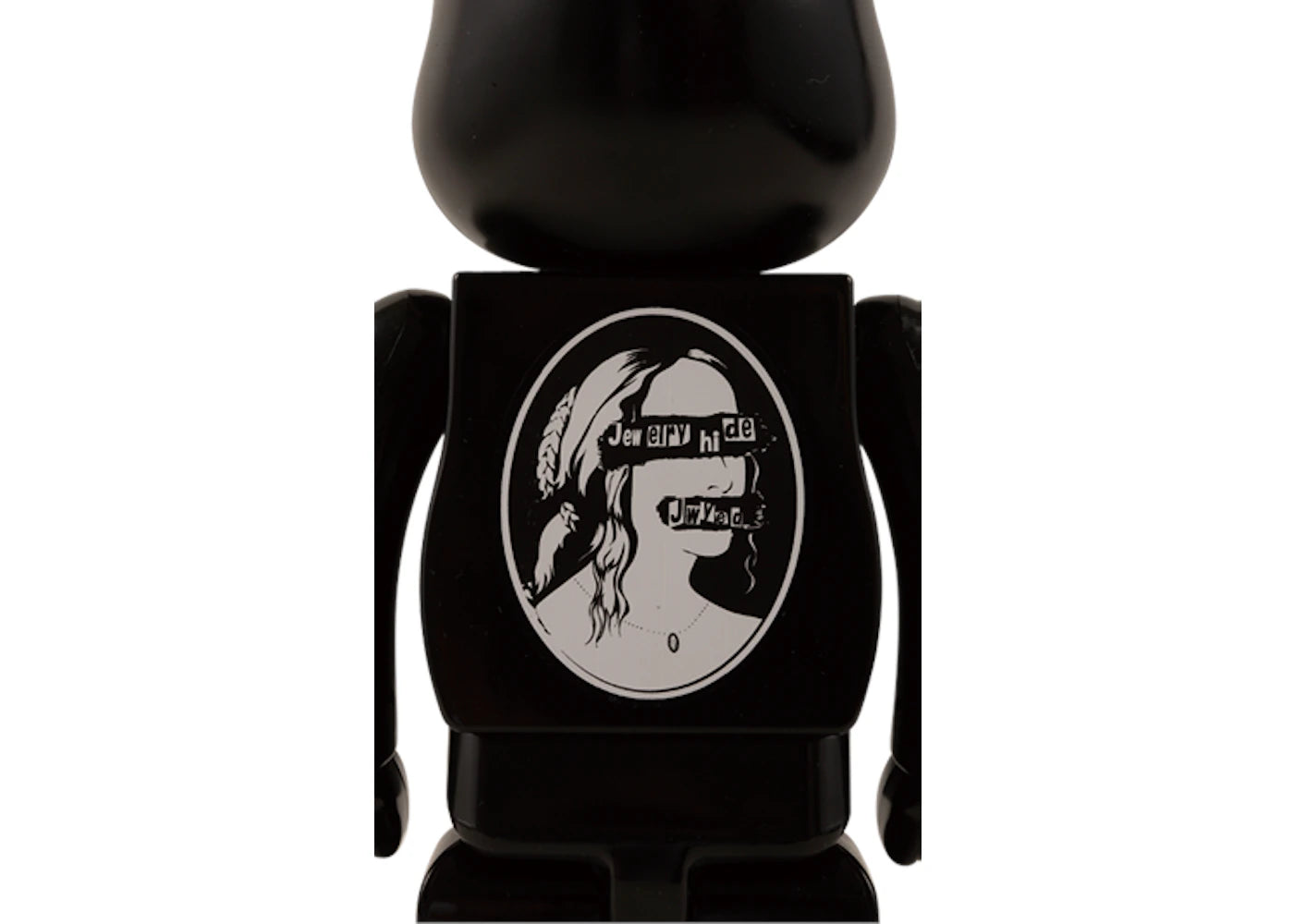 Bearbrick Jywed (with dog tag made by Jwyed) 100% & 400% Set Black