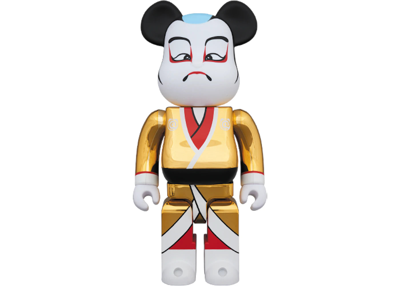 Bearbrick Kabuki Gold Plated 400% Gold