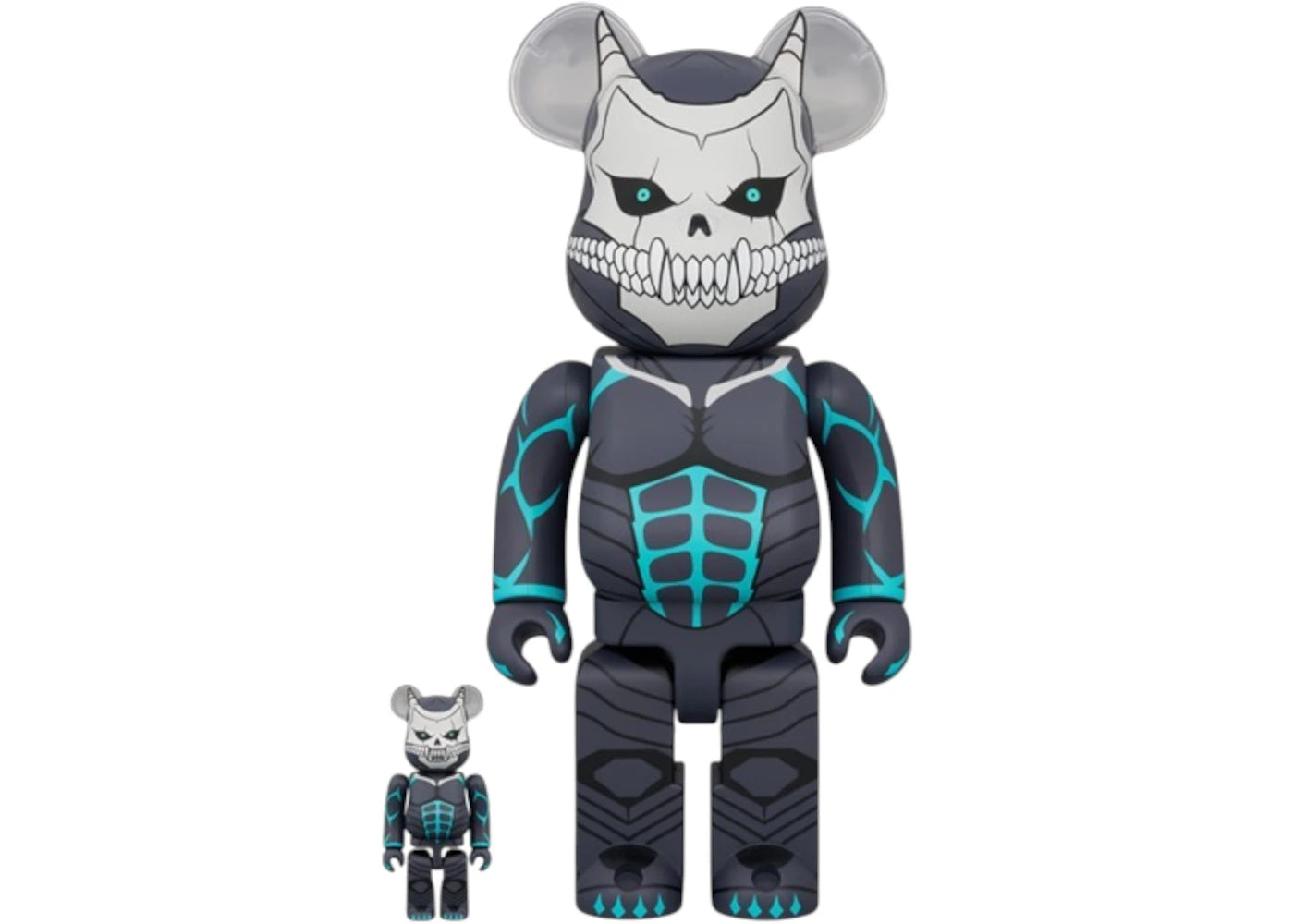 Bearbrick Kaiju No. 8 100% & 400% Set