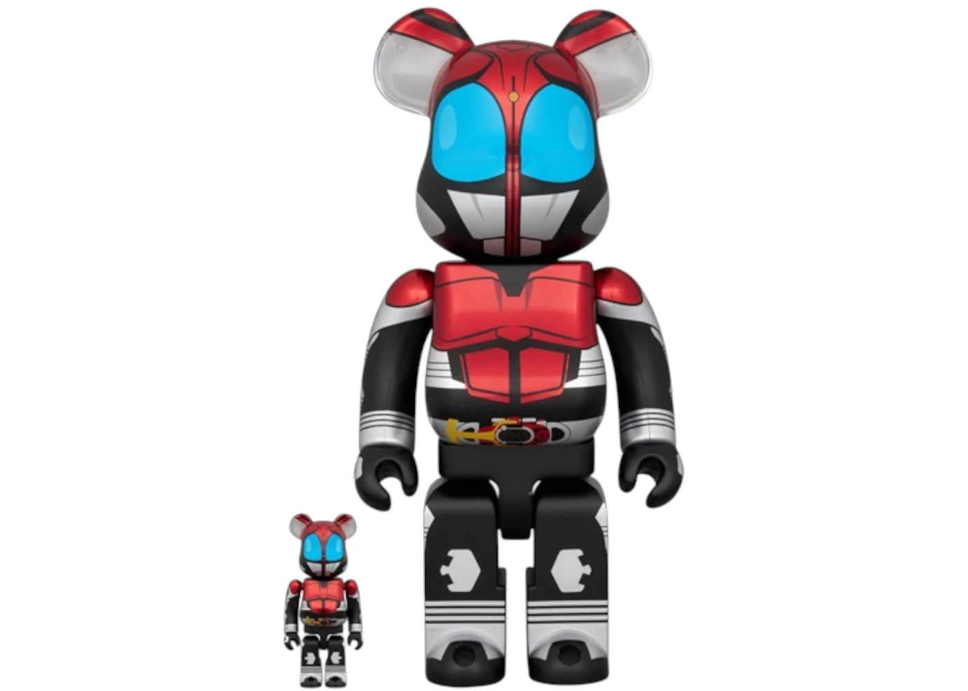 Bearbrick Kamen Rider Kabuto 100% & 400% Set