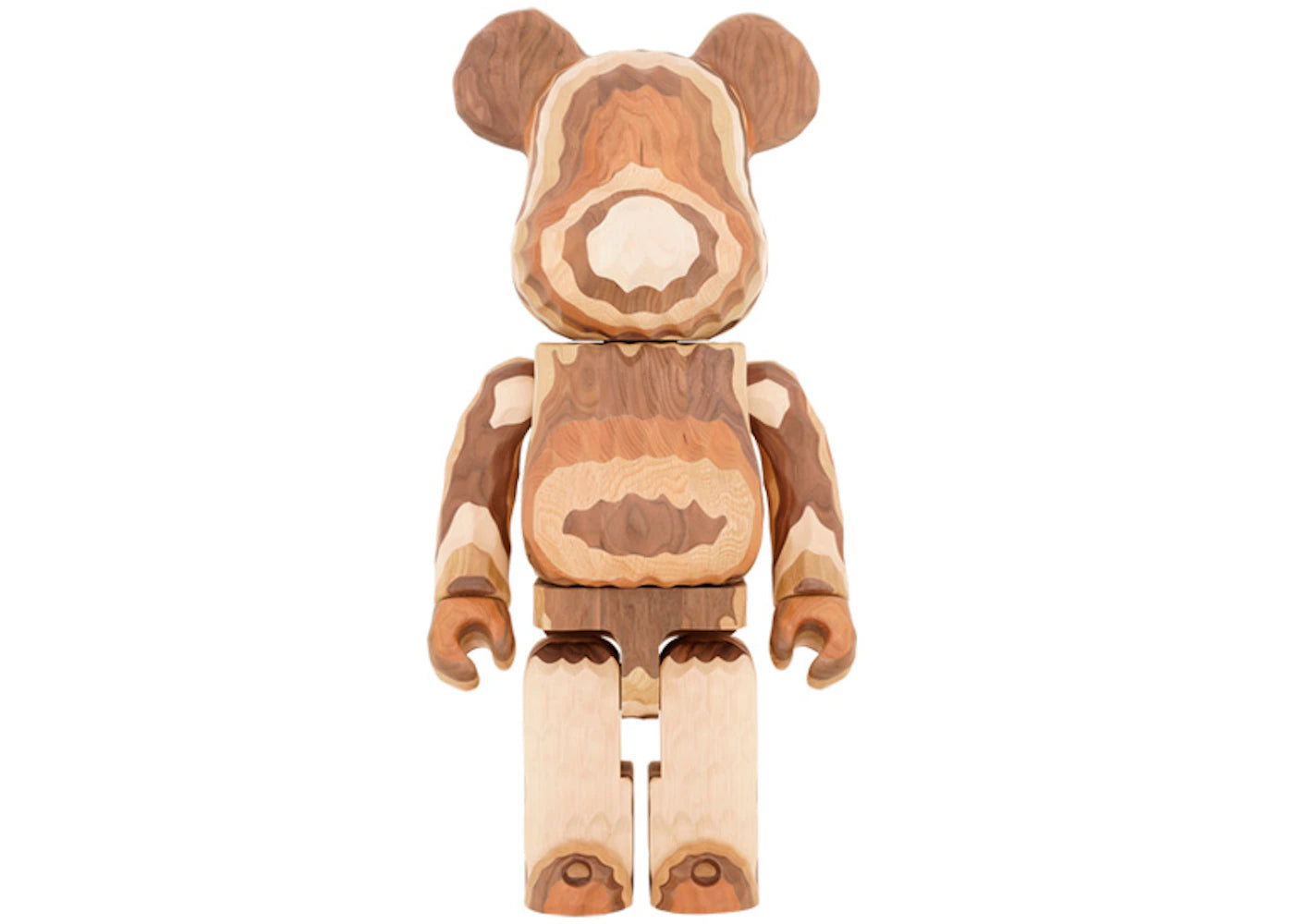 Bearbrick Karimoku Fragment Carved Wooden Layered 1000%