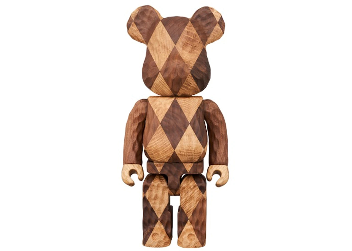 Bearbrick Karimoku Fragmentdesign Carved Wooden-Lattice Pattern 400%