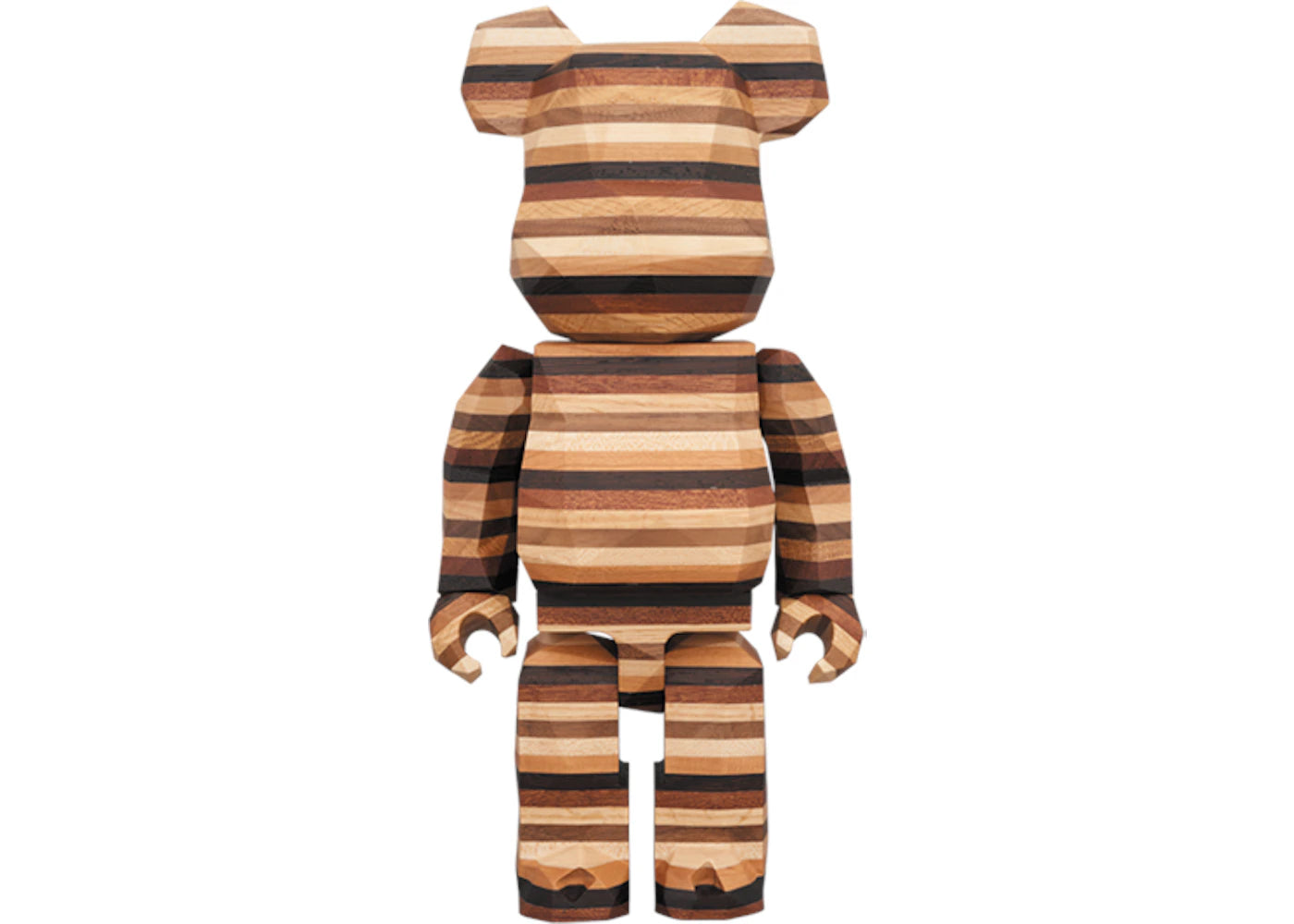 Bearbrick Karimoku Fragment Polygon-Horizon 400% Wood