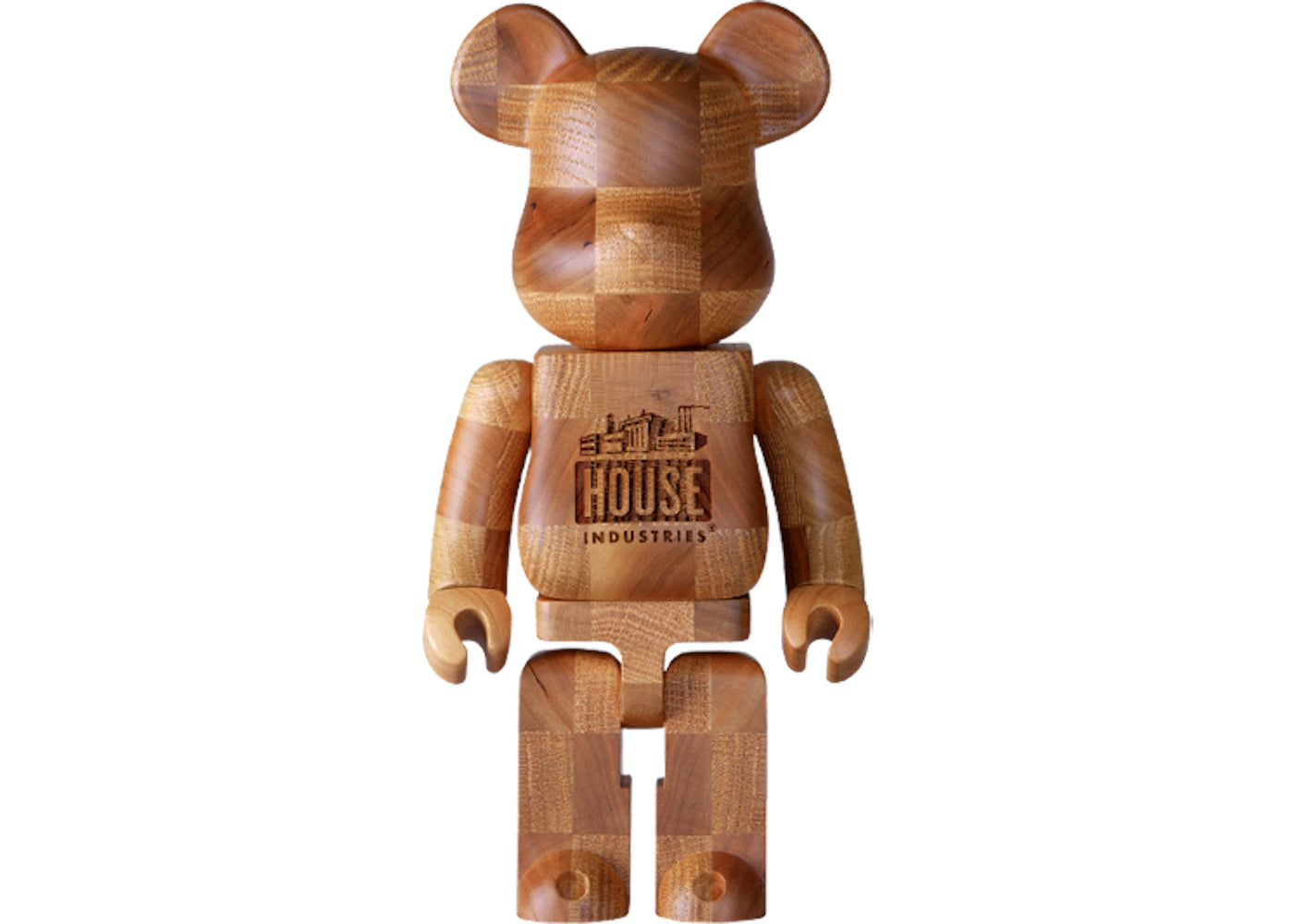 Bearbrick Karimoku House Industries Chess 400% Wood