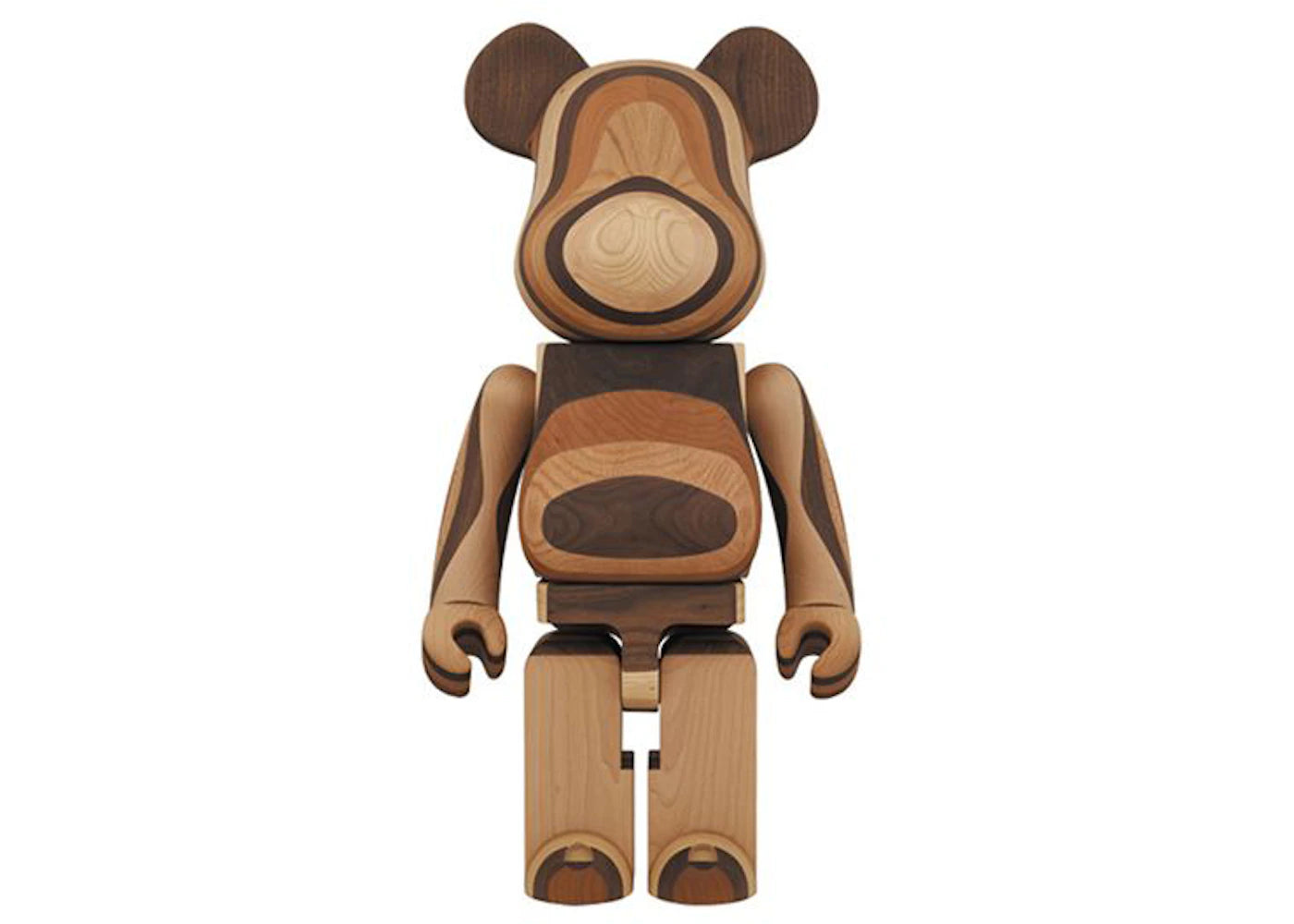 Bearbrick Karimoku Layered Wood 1000% Wood