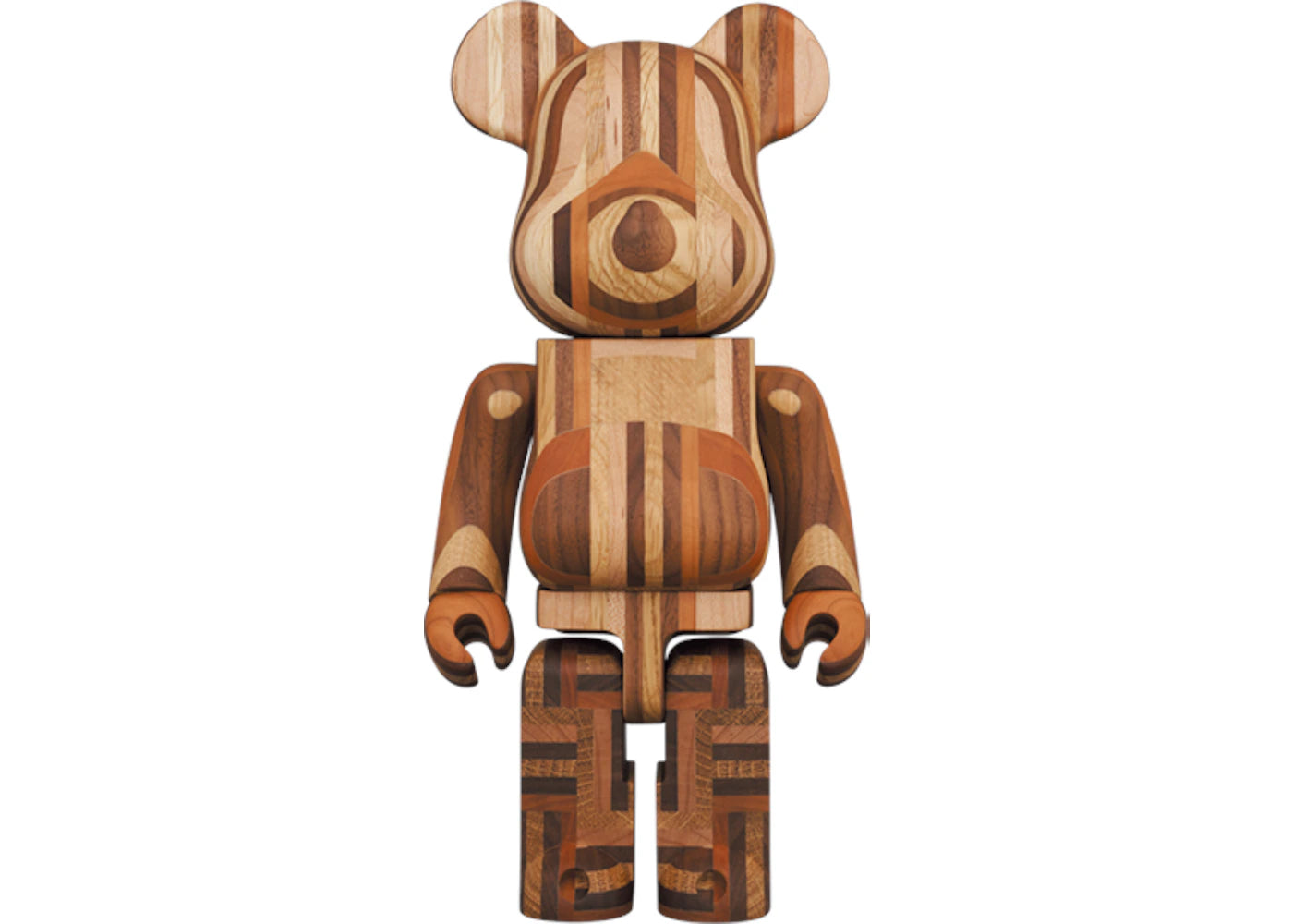 Bearbrick Karimoku Yosegi (Parquet) 400%