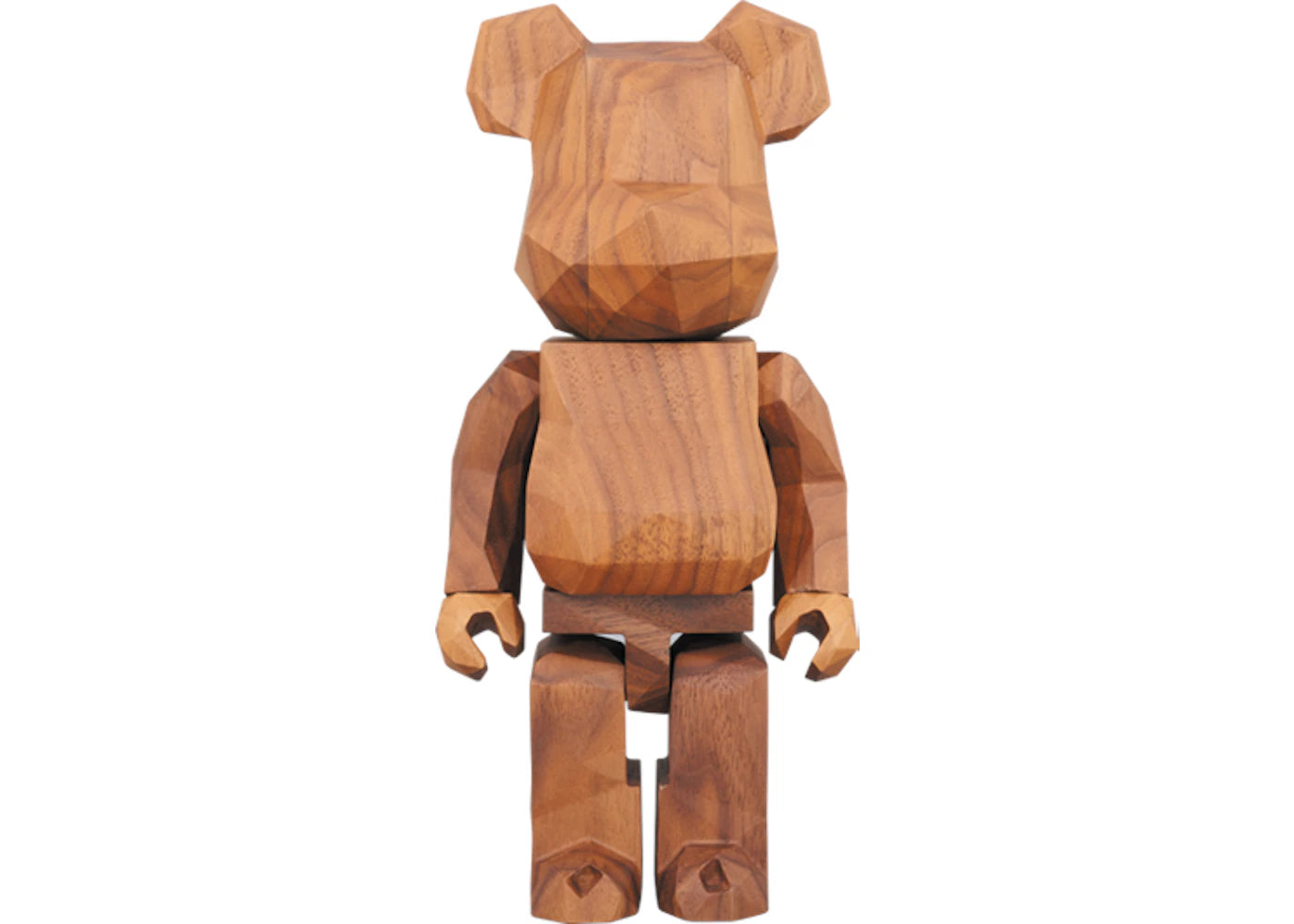 Bearbrick Karimoku x Fragment (Polygon) 400% Wood