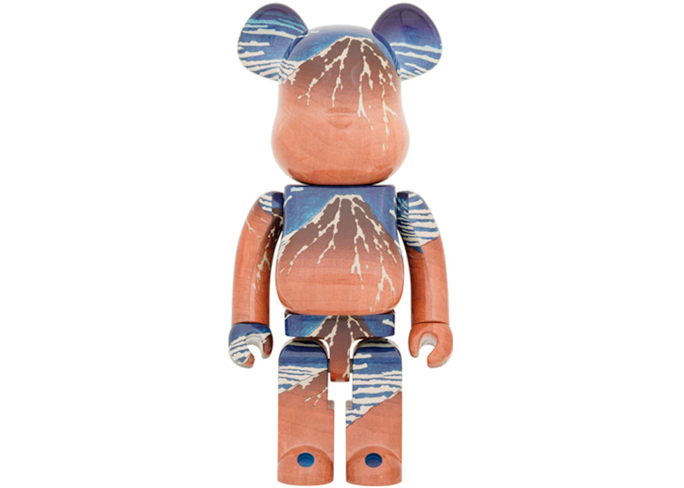 Bearbrick Katsushika Hokusai (Thirty-six Views of Tomitake, Fine Wind, Clear Morning) 1000%