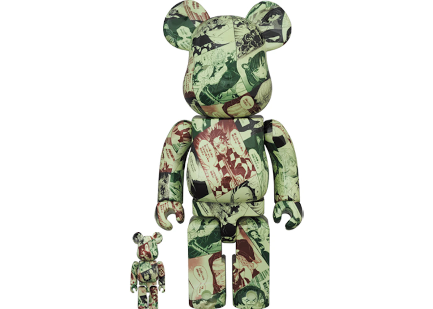 Bearbrick Kimetsu no Yaiba 100% & 400% Set