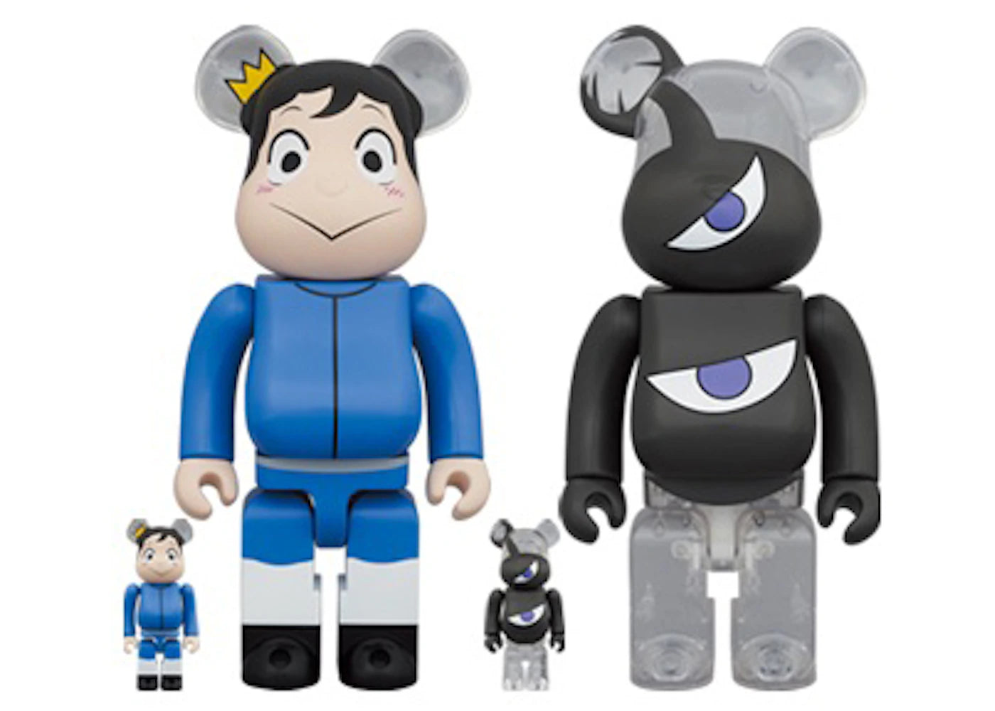 Bearbrick King Ranking Bodge & Kage 100% & 400% Set of 4